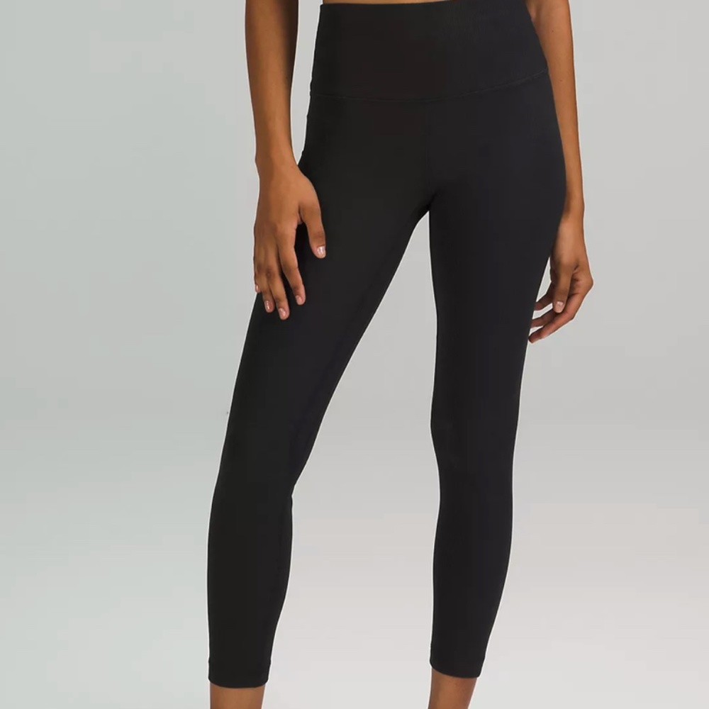 lululemon Align™ Ribbed High-Rise Pant 25" Black (4)